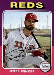 2019 Topps Archives Base Set Jesse Winker #132 card