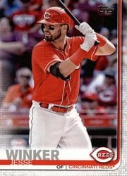 2019 Topps Base Set Jesse Winker #146 card
