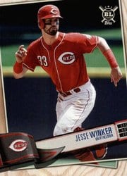 2019 Topps Big League Base Set Jesse Winker #313 card