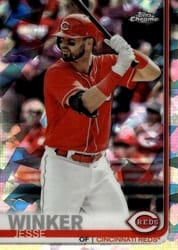 2019 Topps Chrome Sapphire Edition Base Set Jesse Winker #146 card