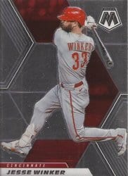 2021 Panini Mosaic Base Set Jesse Winker #67 card