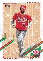 2021 Topps Holiday Base Set Jesse Winker #HW44 card