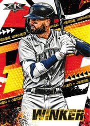 2022 Topps Fire Base Set Jesse Winker #9 card