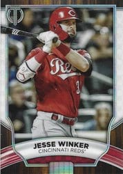2022 Topps Tribute Base Set Jesse Winker #12 card