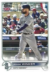 2022 Topps UK Edition Base Set Jesse Winker #65 card