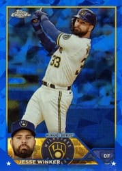 2023 Topps Chrome Update Sapphire Edition Base Set Jesse Winker #USCS319 card