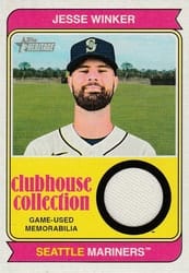 2023 Topps Heritage Clubhouse Collection Relics Jesse Winker #CCR-JWR card