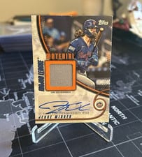 2025 Topps Update Major League Material Autographs Jesse Winker #MMAU-JWI card