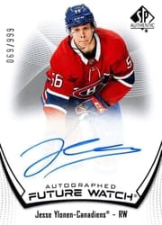 2021-22 SP Authentic Base Set Jesse Ylonen #134 card
