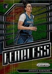 2023 Panini Prizm WNBA Fearless Jessica Shepard #5 card