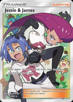 Hidden Fates Jessie & James #68 card