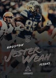 2018 Panini Luminance Base Set Jester Weah #144 card
