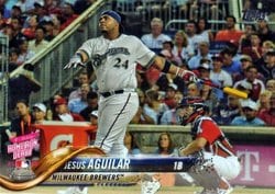 2018 Topps Update Base Set Jesus Aguilar #US122 card