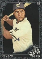 2019 Topps Allen & Ginter X Base Set Jesus Aguilar #39 card