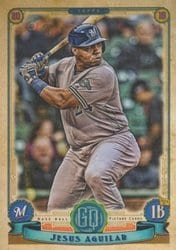 2019 Topps Gypsy Queen Base Set Jesus Aguilar #2 card