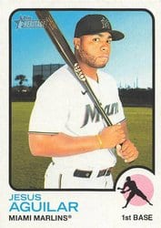 2022 Topps Heritage Base Set Jesus Aguilar #298 card