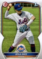 2023 Bowman Prospects Jesus Baez #BP-12 card