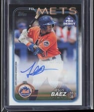 2024 Topps Pro Debut Autographs Jesus Baez #PD-187 card