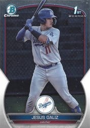 2023 Bowman Chrome Prospects Jesus Galiz #BCP-187 card