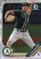 2019 Bowman Chrome Prospects Jesus Luzardo #BCP-96 card