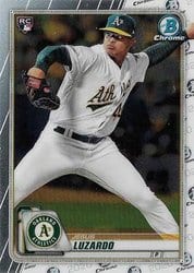 2020 Bowman Chrome Base Set Jesus Luzardo #62 card