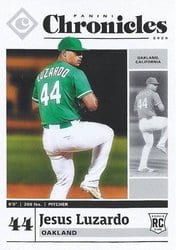 2020 Panini Chronicles Base Set Jesus Luzardo #44 card