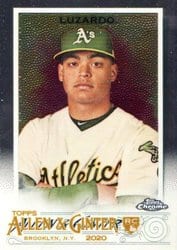 2020 Topps Allen & Ginter Chrome Base Set Jesus Luzardo #235 card