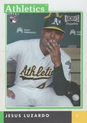 2020 Topps Archives Snapshots Base Set Jesus Luzardo #AS-JL card
