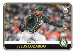 2020 Topps Big League Base Set Jesus Luzardo #61 card