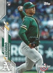 2020 Topps Opening Day Base Set Jesus Luzardo #105 card