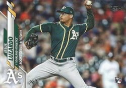 2020 Topps Update Base Set Jesus Luzardo #U-94 card