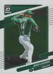 2021 Donruss Optic Base Set Jesus Luzardo #186a card