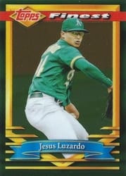 2021 Finest Flashbacks Base Set Jesus Luzardo #8 card