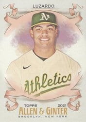 2021 Topps Allen & Ginter Base Set Jesus Luzardo #111 card