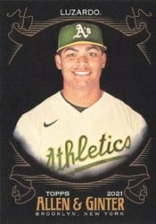 2021 Topps Allen & Ginter X Base Set Jesus Luzardo #111 card