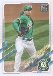 2021 Topps Base Set Jesus Luzardo #46 card