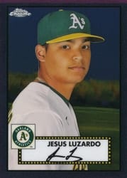 2021 Topps Chrome Platinum Anniversary Base Set Jesus Luzardo #276 card