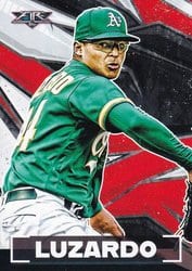2021 Topps Fire Base Set Jesus Luzardo #192 card