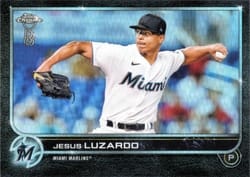 2022 Topps Chrome Ben Baller Edition Base Set Jesus Luzardo #112 card