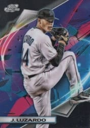 2022 Topps Cosmic Chrome Base Set Jesus Luzardo #103 card