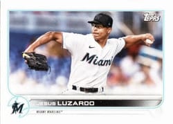 2022 Topps Mini Base Set Jesus Luzardo #11 card