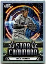 2024 Topps Cosmic Chrome Star Command Jesús Luzardo #SC-4 card