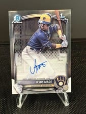 2025 Bowman Chrome Prospect Autograph Jesus Made #CPA-JM card