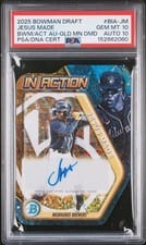 2025 Bowman Draft Bowman in Action Autographs Jesús Made #BIA-JM card