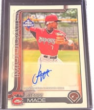 2025 Topps Pro Debut Autographs Jesus Made #PD-39 card