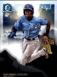 2018 Bowman Chrome Peaks of Potential Jesus Sanchez #PP-JS card