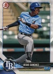 2018 Bowman Draft Base Set Jesus Sanchez #BD-180 card