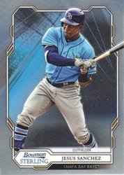 2019 Bowman Sterling Base Set Jesus Sanchez #BPR-9 card