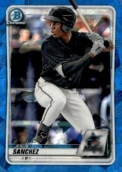 2020 Bowman Sapphire Edition Base Set Jesus Sanchez #BCP-11 card