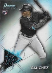 2021 Bowman Sterling Base Set Jesus Sanchez #BSR-53 card